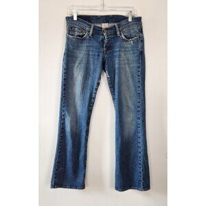 Vintage Y2K Thrashed Lucky Brand Lil Maggie Boot Cut Low Rise Jeans 8 Short